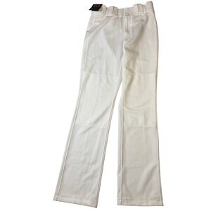 Mizuno Baseball Pants Mens Medium White Hemmed Double Knee 119718-OP New NWT